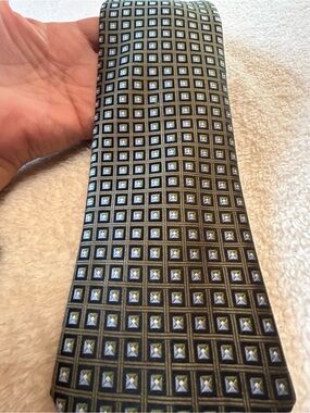Tall/Long - Grey Necktie with Squares